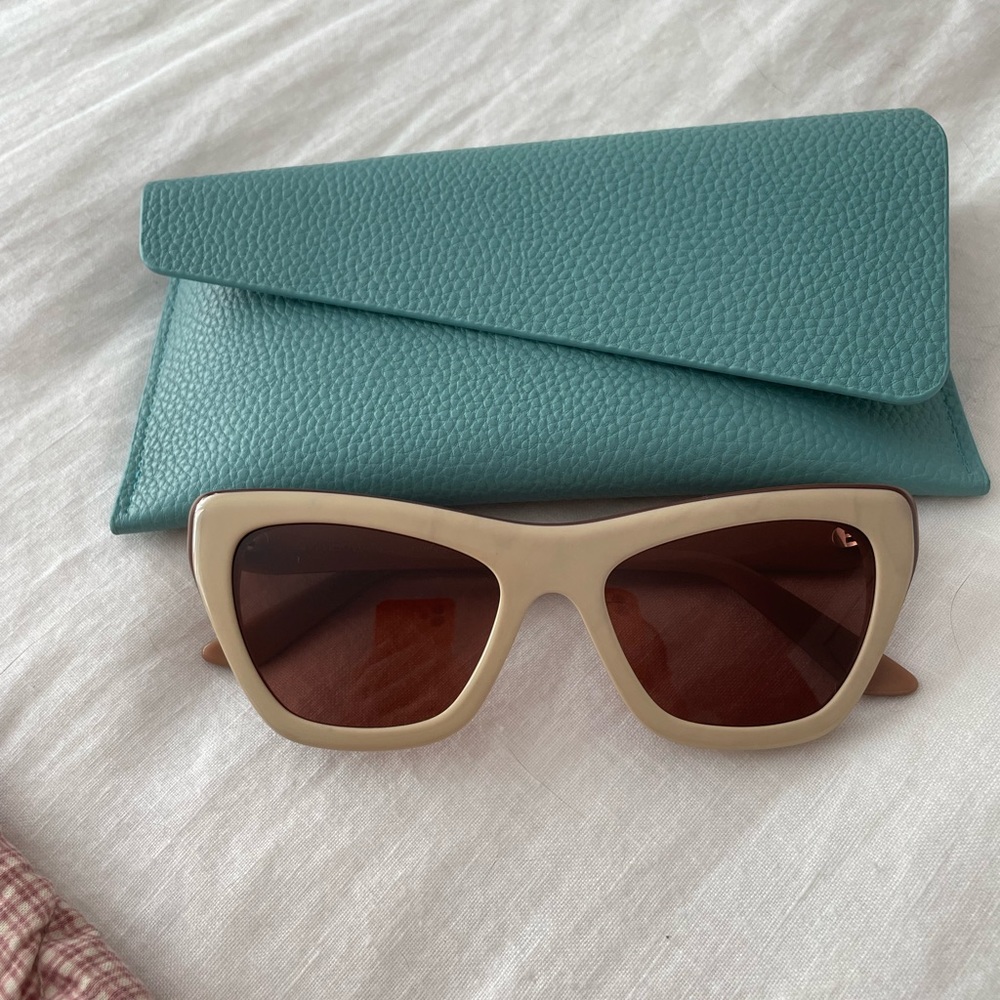 Zimmermann cream cat eye sunglasses